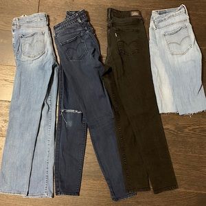 4 PACK OF LEVI’S JEANS